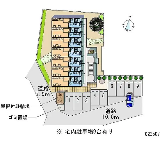 ★手数料０円★大府市桃山町　月極駐車場（LP）